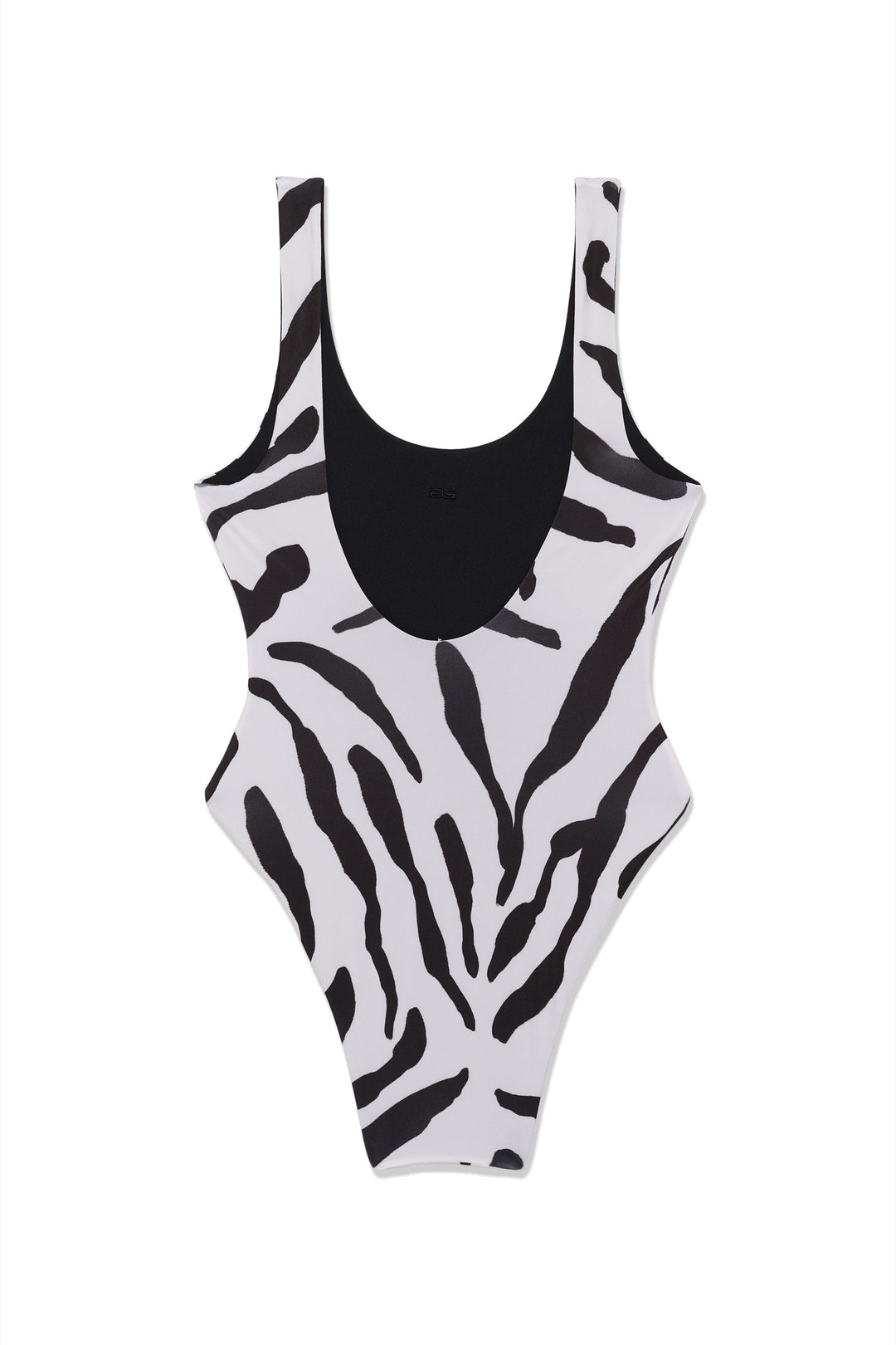 Gestuz - Gzzaiba Swimsuit 10911195 - 109379 - Graphic Black White Animal Badedragter 