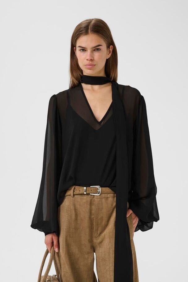 Gestuz - Gzzurina Blouse 10911029 - 100017 - Black Bluser 