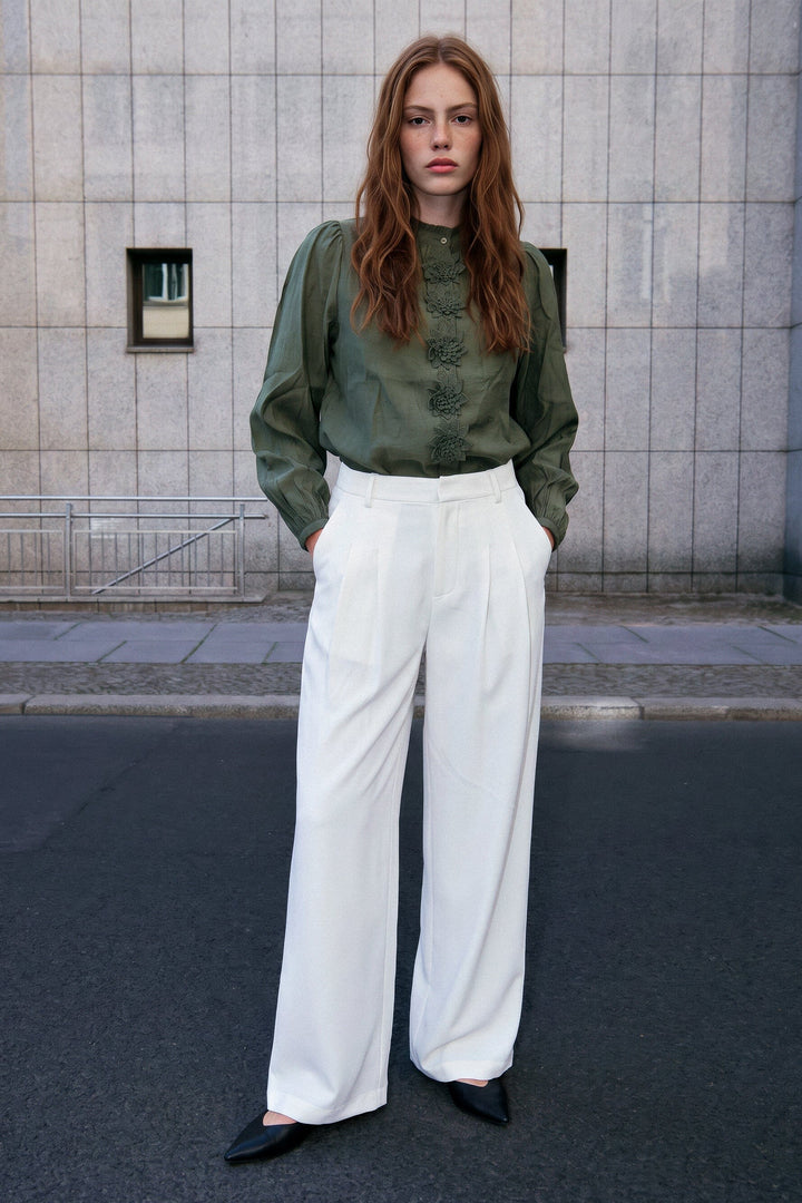 Gossia - Adago Pants G2967 - Creme Bukser 