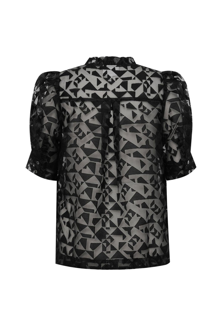 Gossia - Amargo Ink Blouse G3151 - Black Bluser 