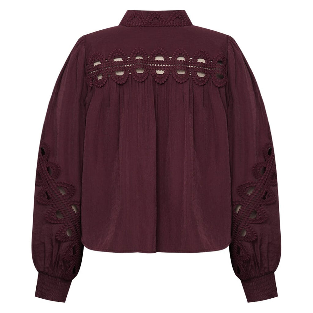 Gossia - Cessiago Blouse G2847 - Plum Bluser 