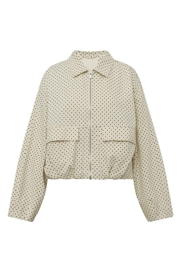 Gossia - Dovego Jacket G2956 - Creme Black Dots