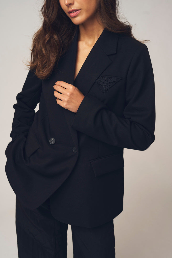 Gossia - Fallongo Blazer G2970 - Black Jakker 