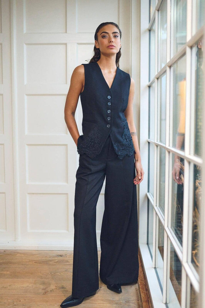 Gossia - Goldengo Pants G2972 - Black Bukser 