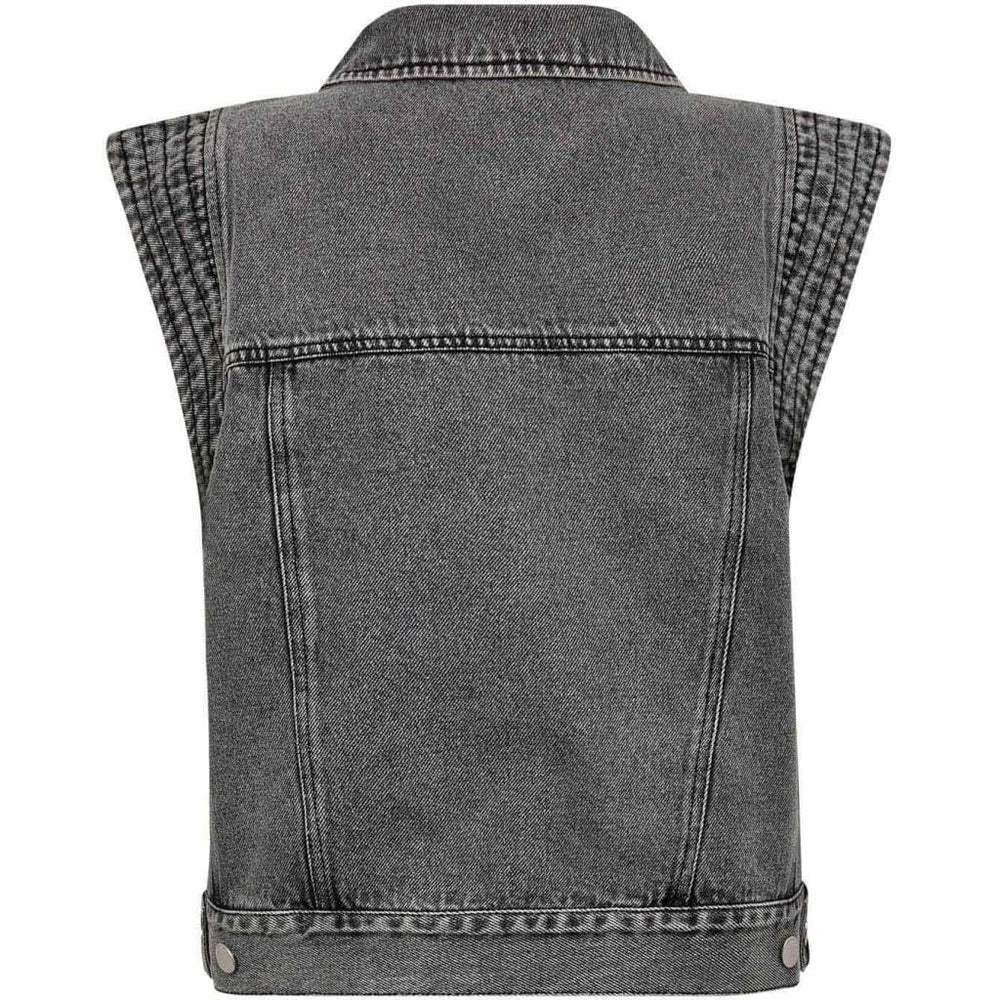 Gossia - Minnago Vest G2978 - Grey Washed Veste 