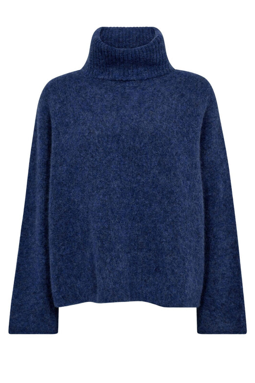 Gossia - Noomigo Sweater G2113 - Blue Melange Sweatshirts 