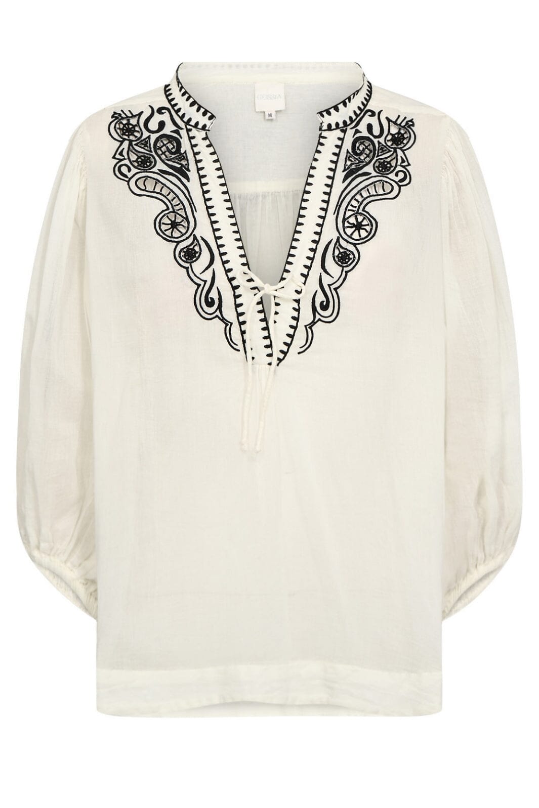 Gossia - NouraGO Blouse - cream - Black Skjorter 