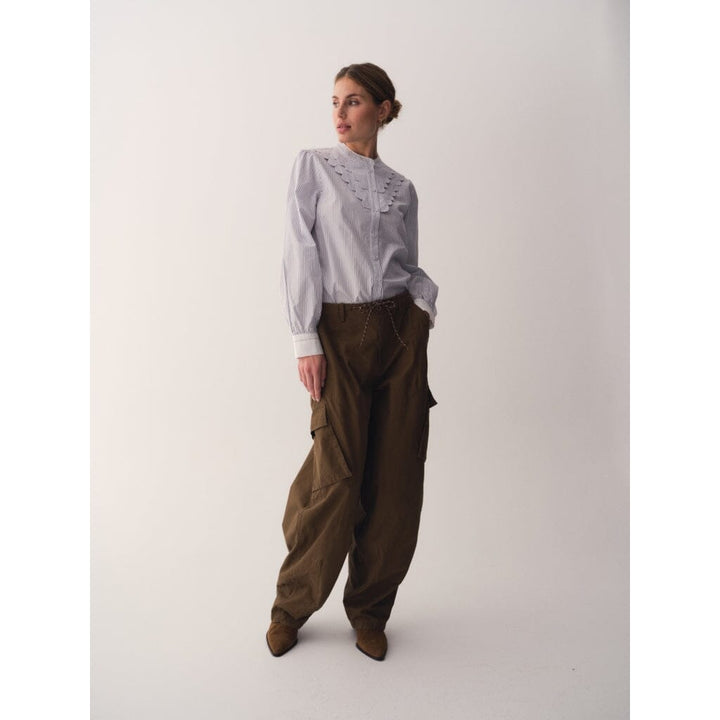 Gossia - Palomago Shirt G2626 - Blue Stripes Skjorter 