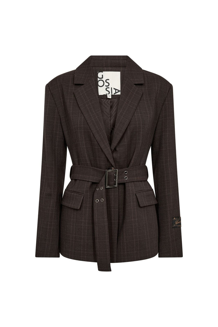Gossia - Zebinago Blazer G3199 - Brown Checks