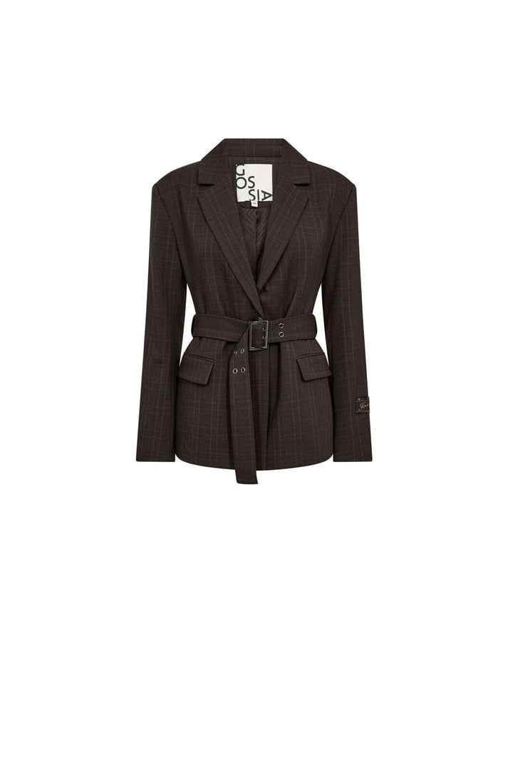 Gossia - Zebinago Blazer G3199 - Brown Checks