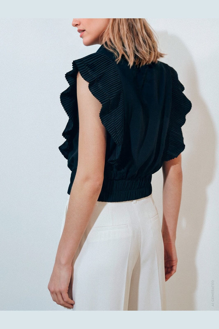 Gossia - Zelniego Blouse G3496 - Black