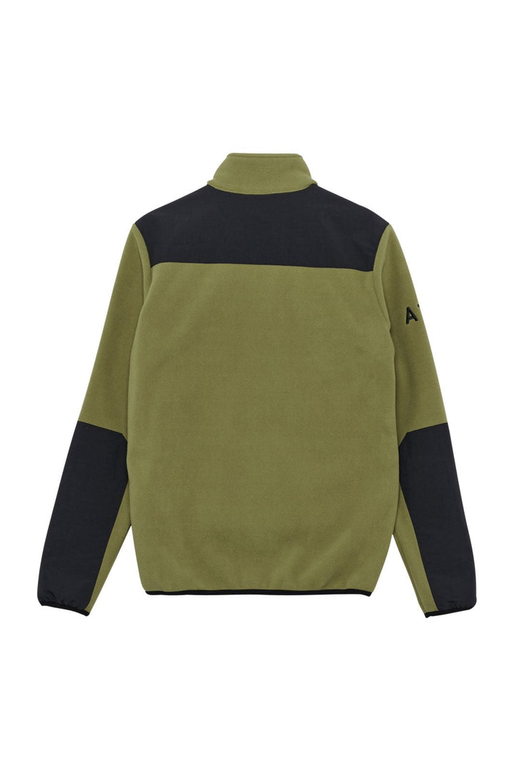 Halo - Blocked Zip Fleece 610209 - 6096 - Olive Drab