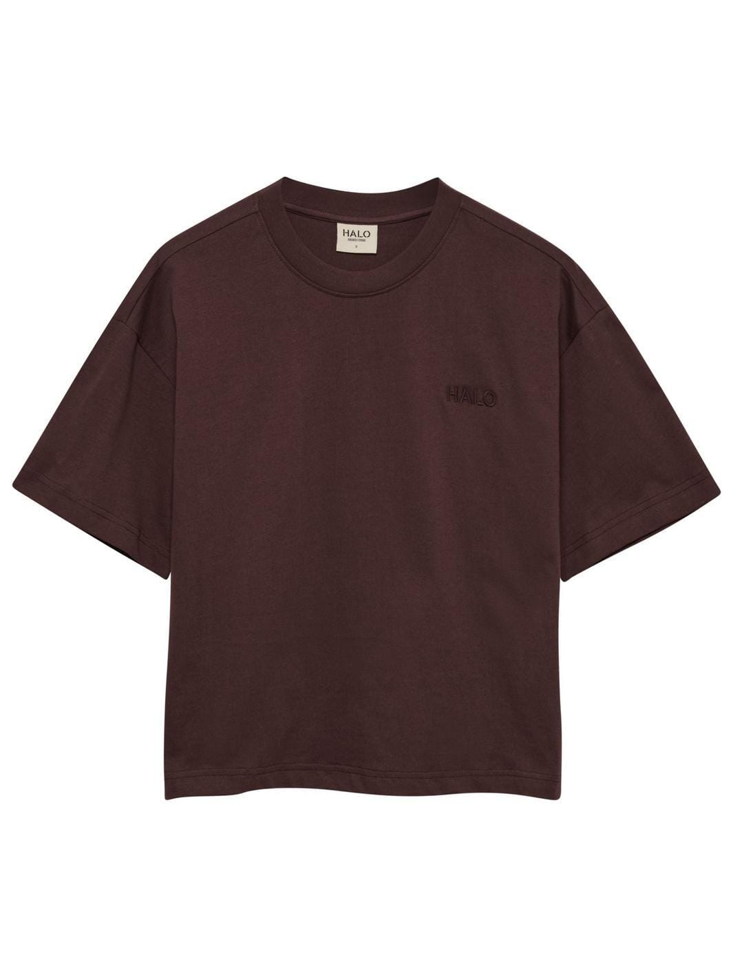 Halo - Women Logo T-Shirt 231880 - 8415 - Bitter Chocolate T-shirts 