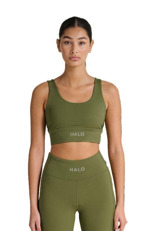 Halo - Women Training Bra 610505 - 6096 - Olive Drab BH 