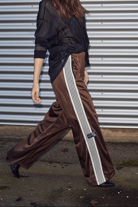 Haute L'Amitié - Baggy Track Tall Pants HL10071 - Mocca Bukser 