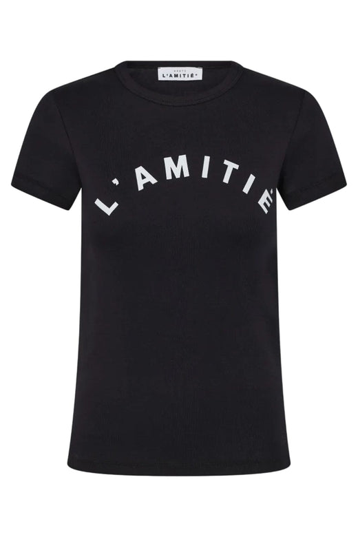 Haute L'Amitié - Clean Logo Tee Hl10849 - Black T-shirts 