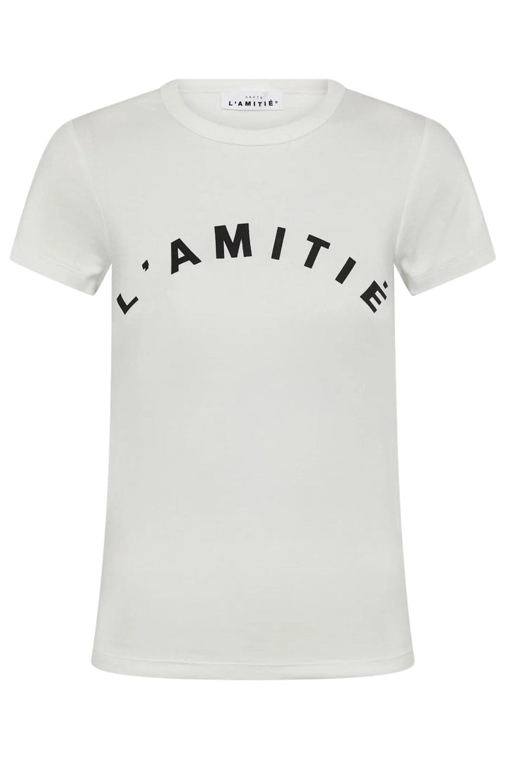Haute L'Amitié - Clean Logo Tee Hl10849 - Off-White T-shirts 