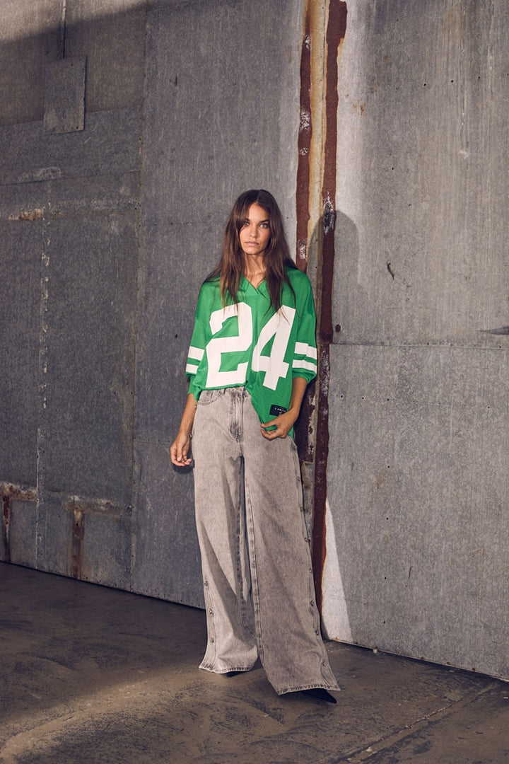 Haute L'Amitié - Drift Number Ls Tee HL10287 - Green T-shirts 