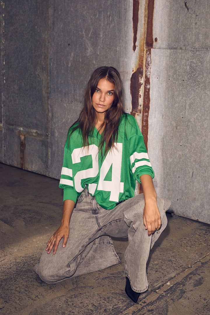 Haute L'Amitié - Drift Number Ls Tee HL10287 - Green T-shirts 