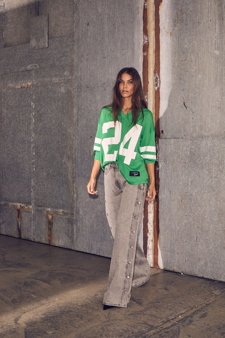 Haute L'Amitié - Drift Number Ls Tee HL10287 - Green T-shirts 
