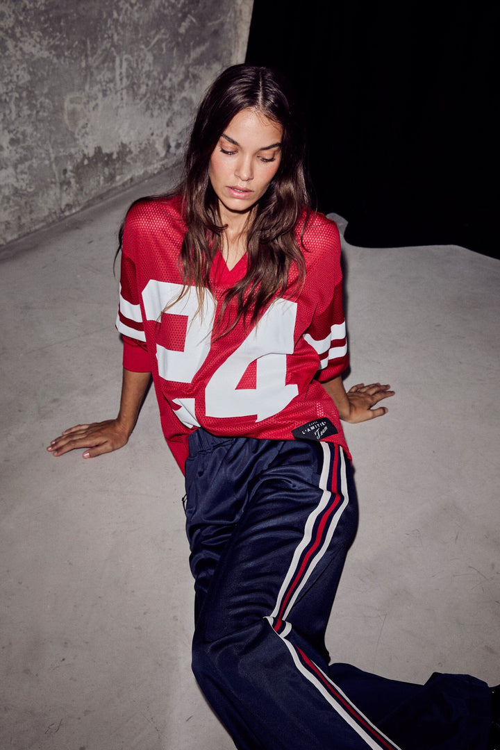 Haute L'Amitié - Drift Number Ls Tee HL10287 - Red Bluser 