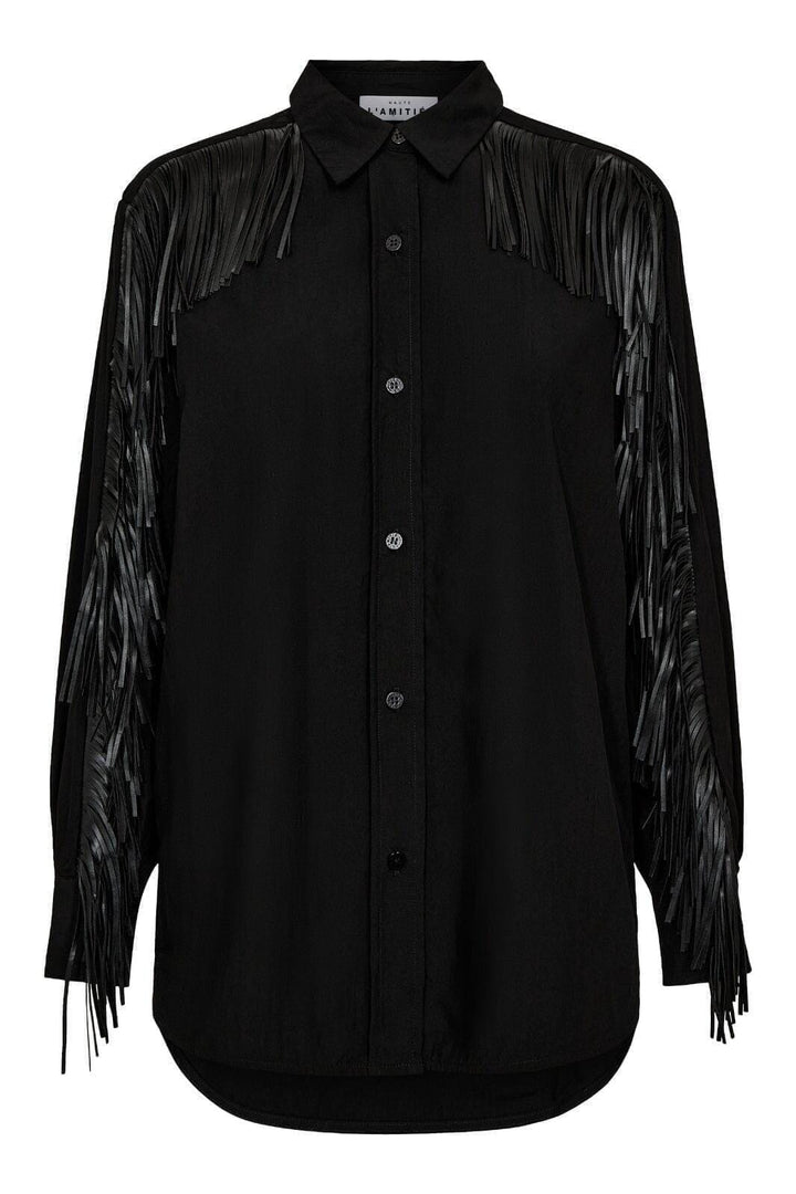 Haute L'Amitié - Fringe Shirt HL10405 - Black Skjorter 