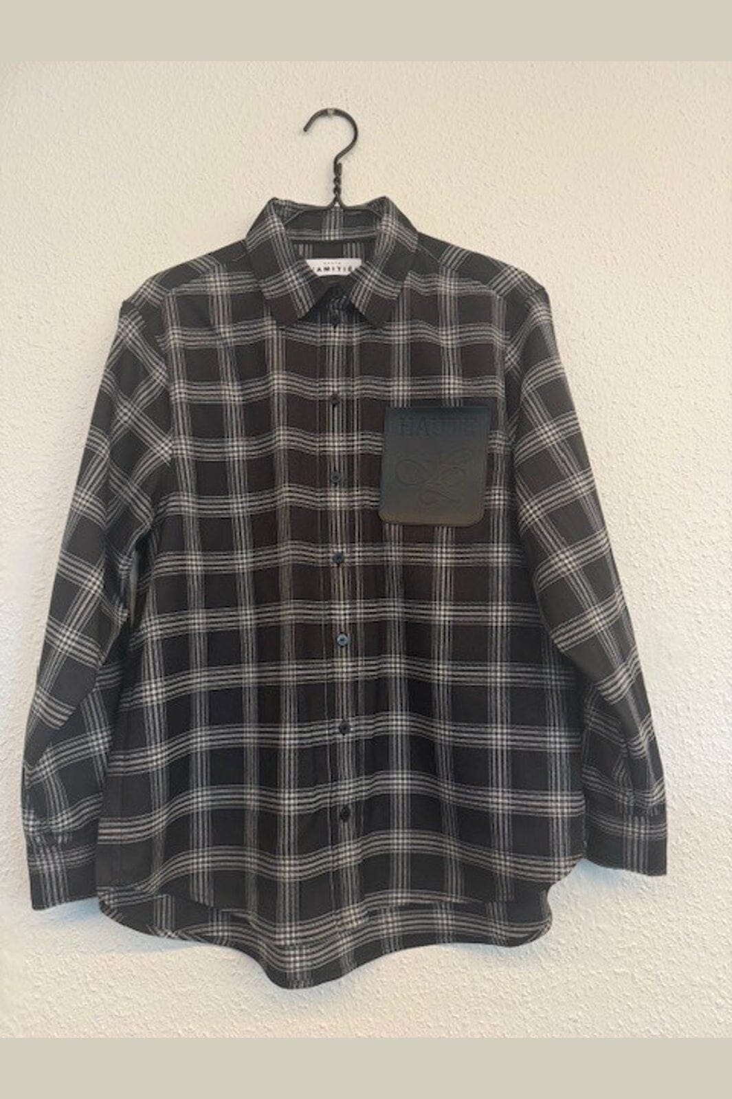Haute L'Amitié - Haute Check Badge Shirt HL10783 - Black Check