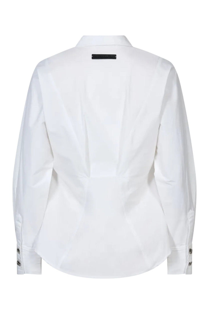 Haute L'Amitié - Ida Button Cuff Shirt Hl10825 - White Skjorter 