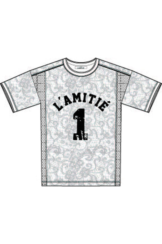 Haute L'Amitié - Lace Football Tee HL10001 - Candyfloss