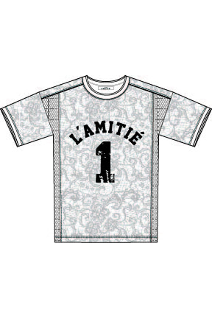 Haute L'Amitié - Lace Football Tee HL10001 - Candyfloss