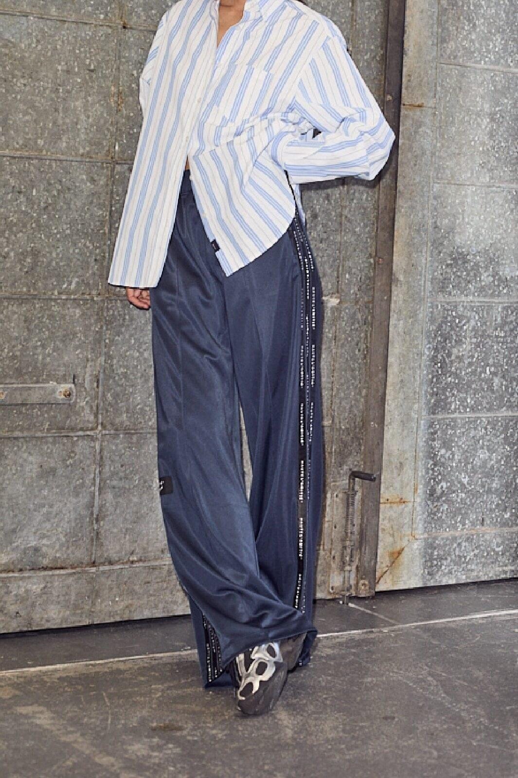 Haute L'Amitié - Logo Tape Track Pant HL10258 - Navy Bukser 