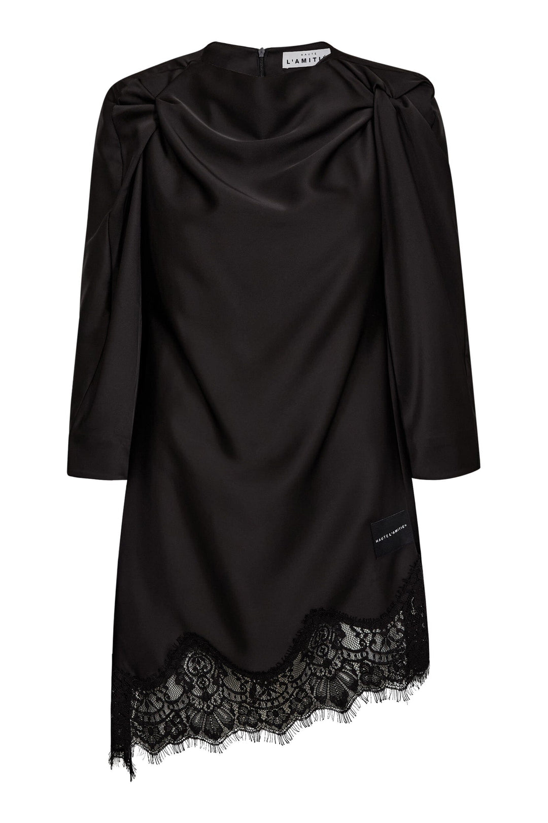 Haute L'Amitié - Naomi Twist Shoulder Dress HL10727 - Black Kjoler 