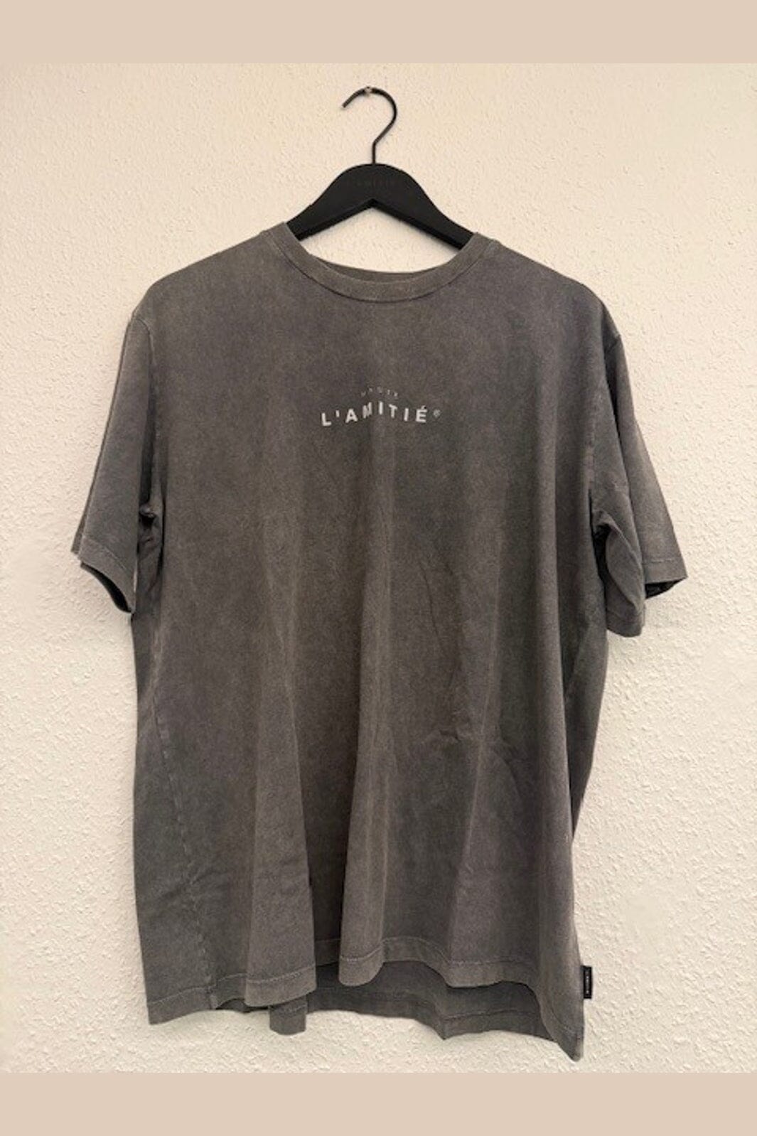 Haute L'Amitié - Noma Logo Loose Acid Tee HL10507 - Black Acid Wash