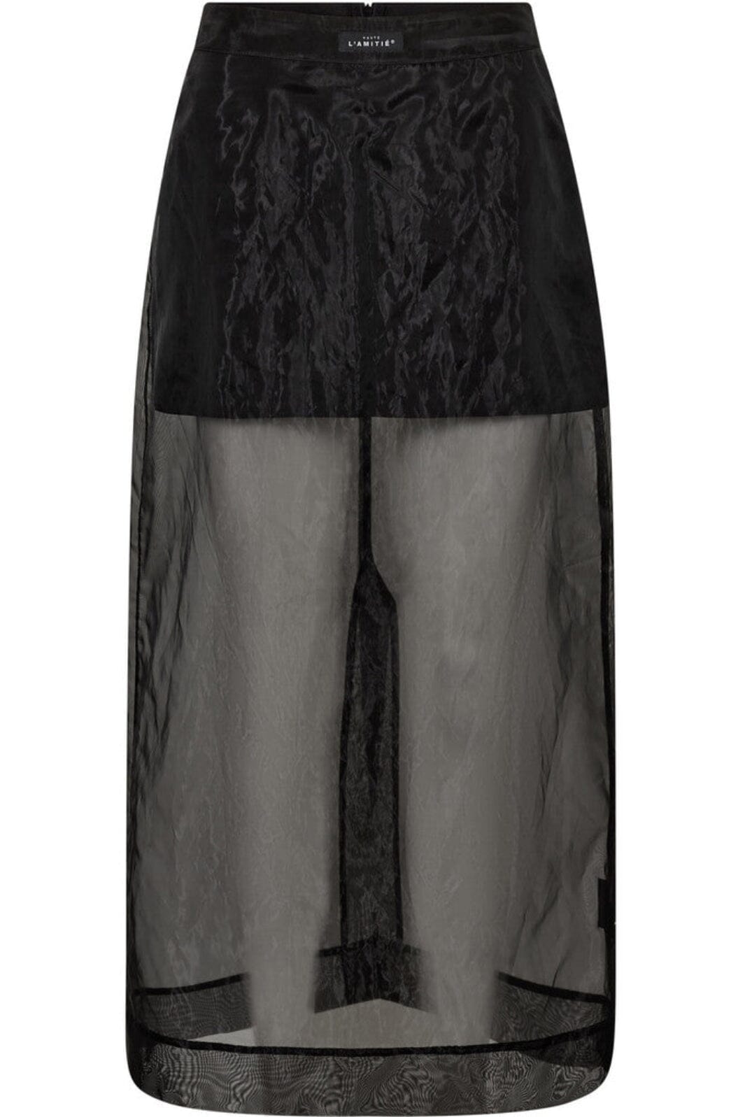 Haute L'Amitié - Organza Pencil Skirt HL10638 - Black Nederdele 