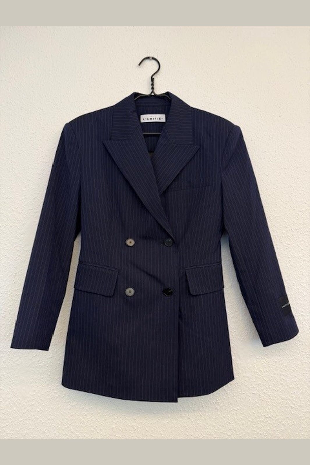 Haute L'Amitié - Pin Waist Fit Blazer HL10785 - Navy