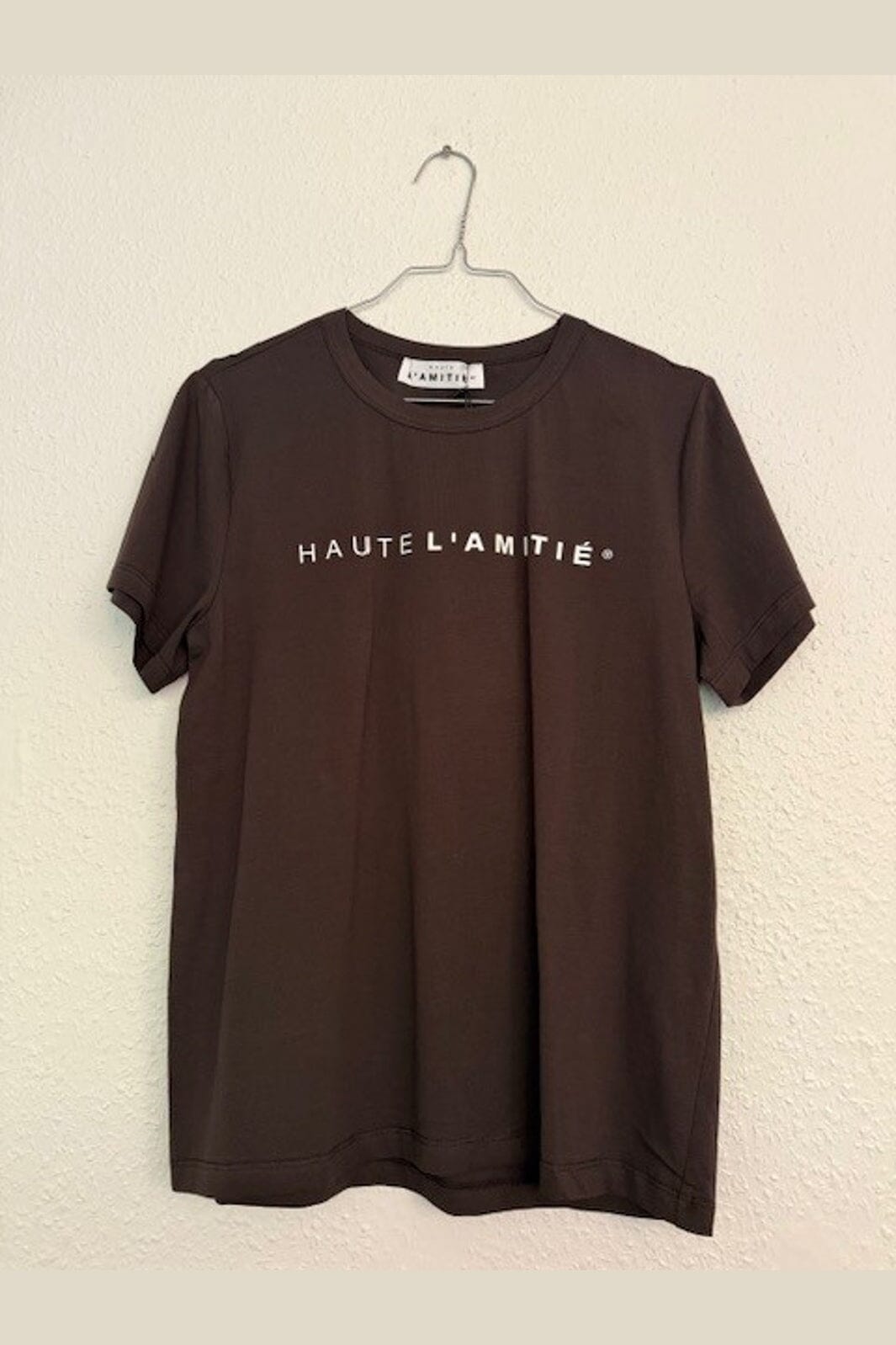 Haute L'Amitié - Rub Logo Tee HL10096 - Mocca
