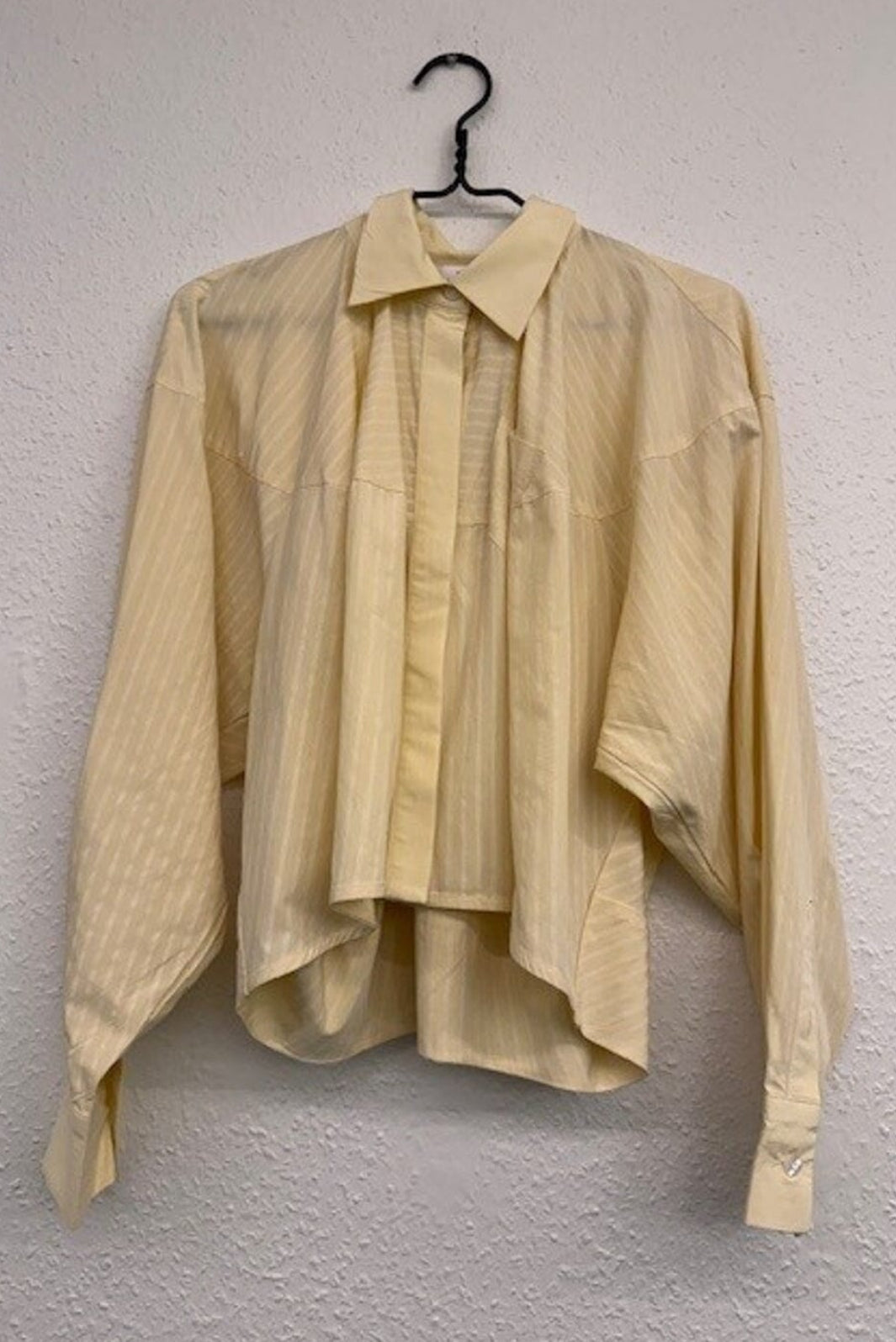 Haute L'Amitié - Sophie Yellow Stripe Shirt HL10751 - Pale Yellow