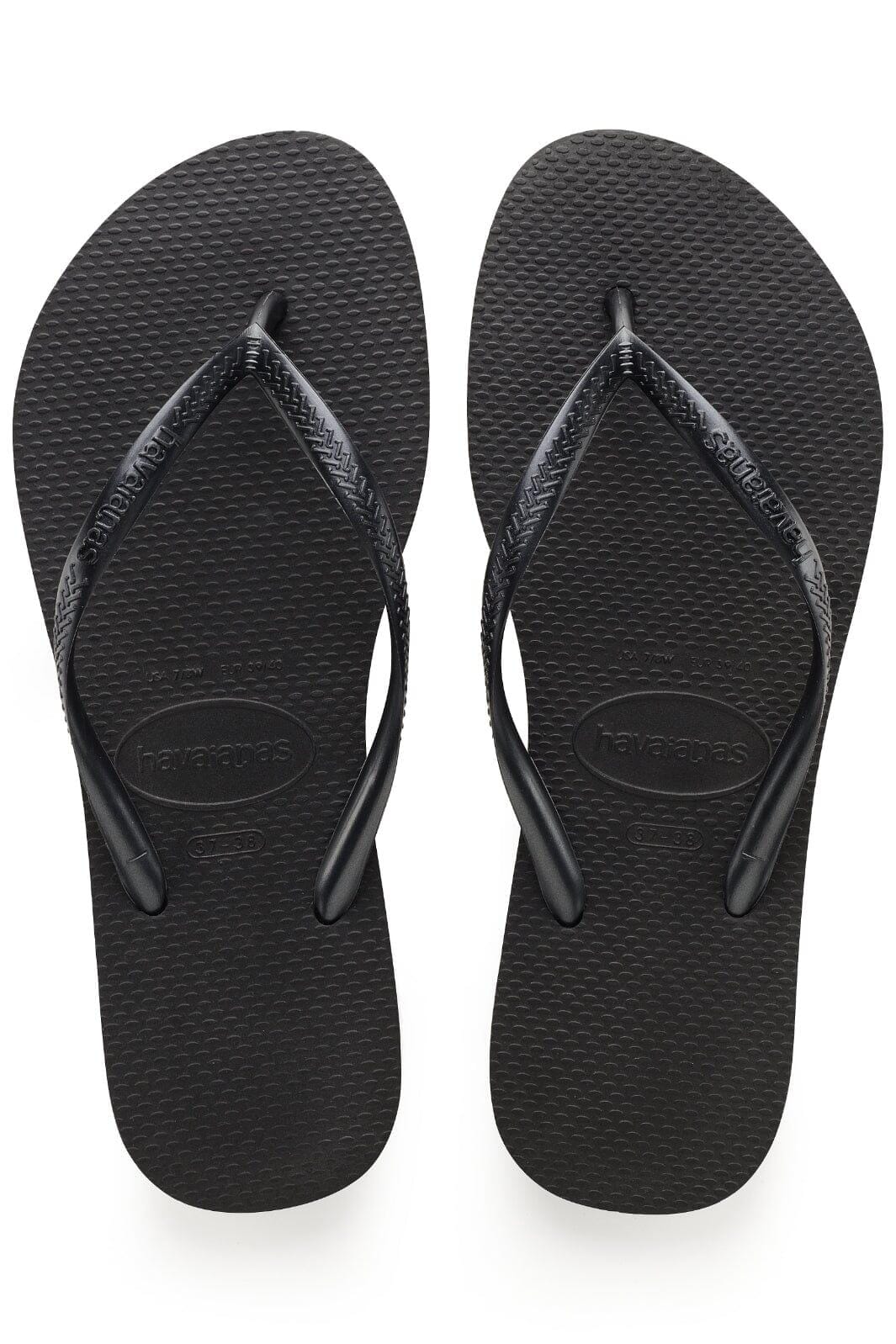 Forudbestilling - Havaianas - Slim - Black Badesandaler 
