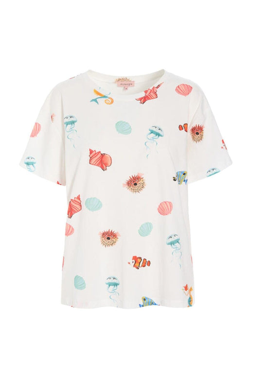 Hunkøn - Azura T-Shirt 26012 - White Ocean T-shirts 