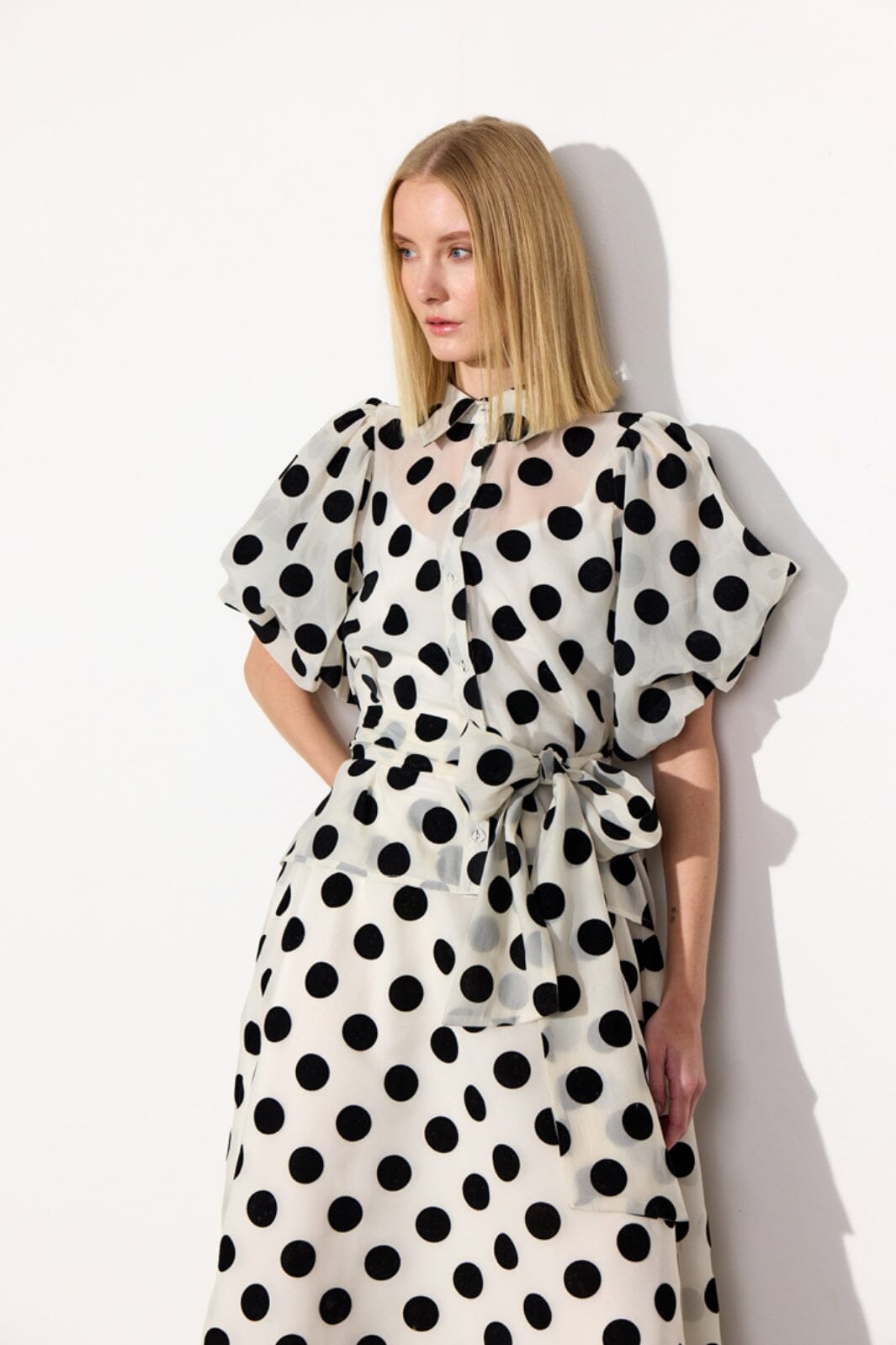 Hunkøn - Bobby Shirt 25635 - White W/ Dots