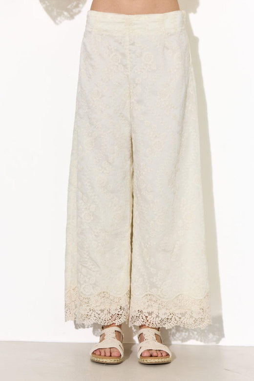 Hunkøn - Patty Lace Trousers 26325 - Cream Bukser 