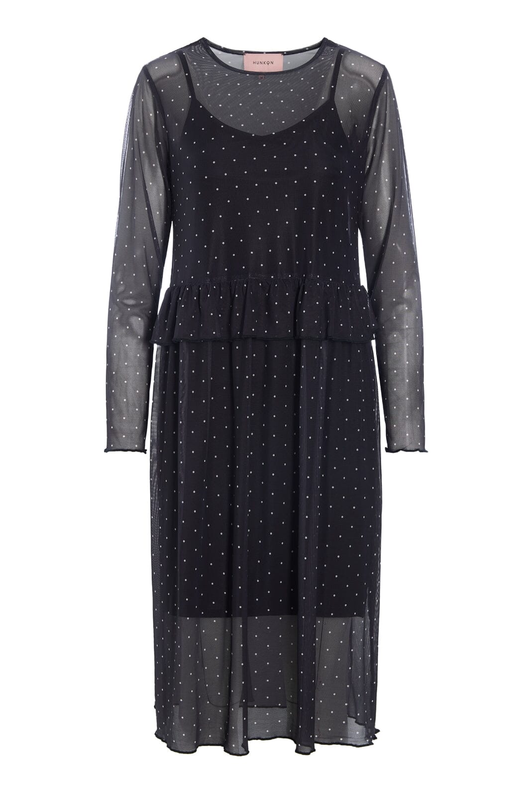 Hunkøn - Tova Mesh Dress 25936 - Black Kjoler 