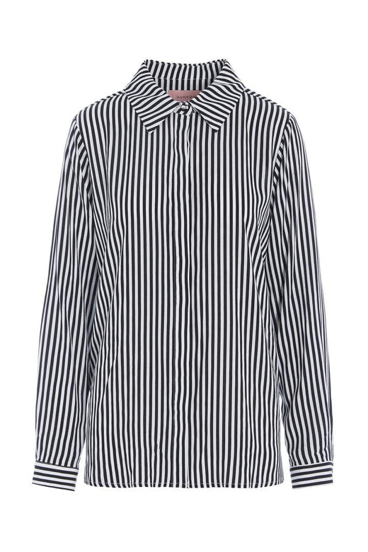 Hunkøn - Vicky Shirt 25980 - Black Striped Skjorter 