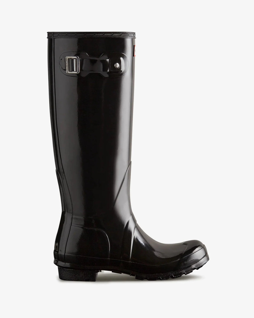 Hunter - Womens Original Tall Gloss Boot Wft1000rglblk - Black Gummistøvler 