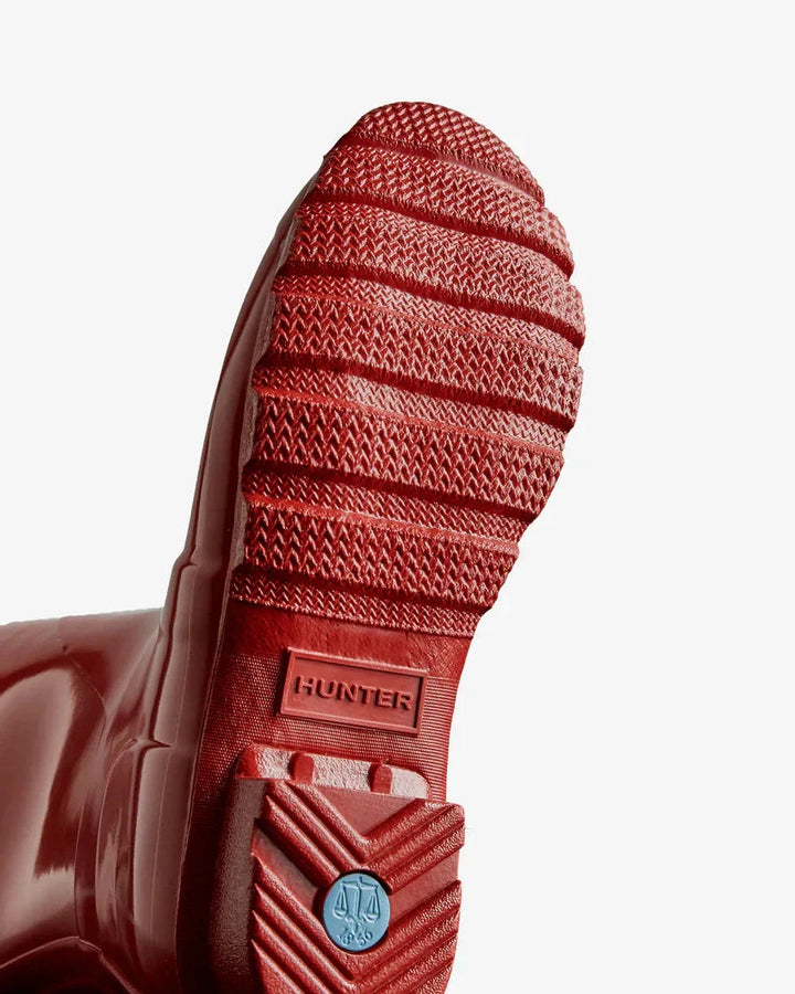 Hunter - Womens Original Tall Gloss Boot Wft1000rglmlr - Military Red Gummistøvler 