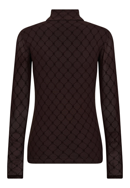 Hype The Detail - Mesh High Neck 300-15 - 10 - Brun Toppe 