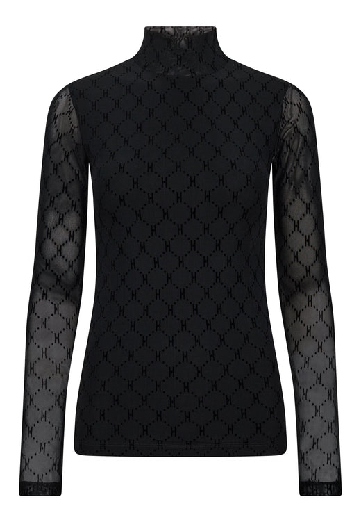 Hype The Detail - Mesh High Neck 300-15 - 9 - Black Toppe 