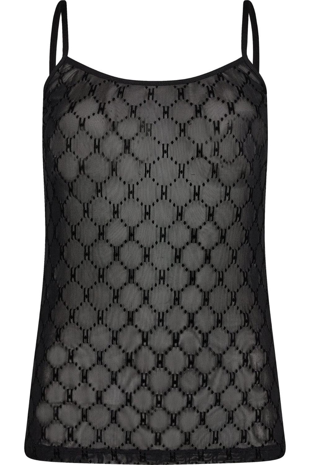 Hype The Detail - Mesh Singlet - Sort Toppe 
