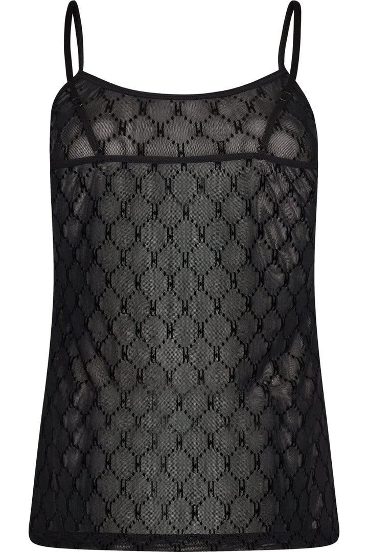 Hype The Detail - Mesh Singlet - Sort Toppe 