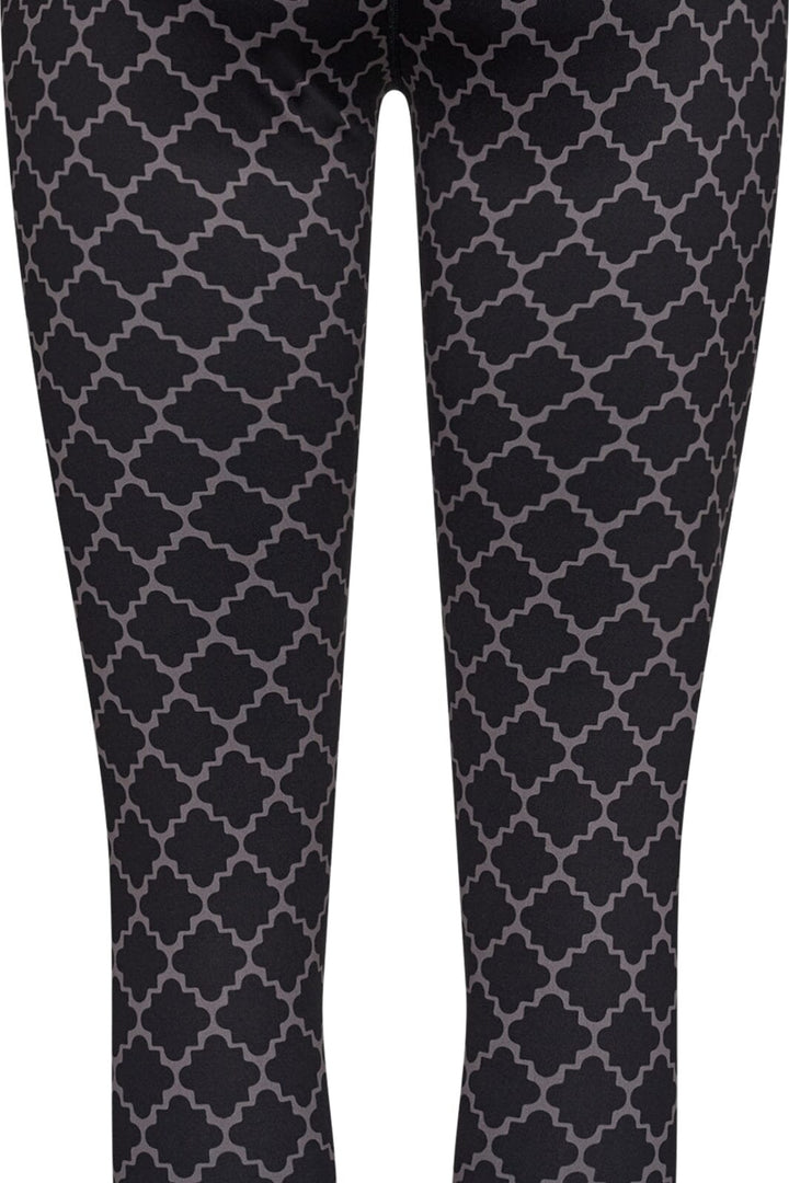 Hype The Detail - Printed Legging 200-21 - 37 Sort Leggings 